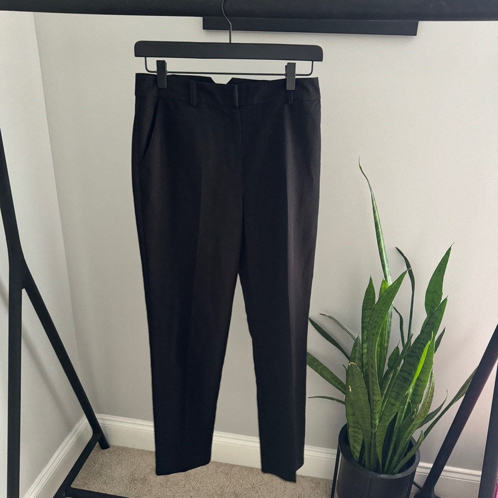 Topshop Black Cigarette Trouser Pant Size Small